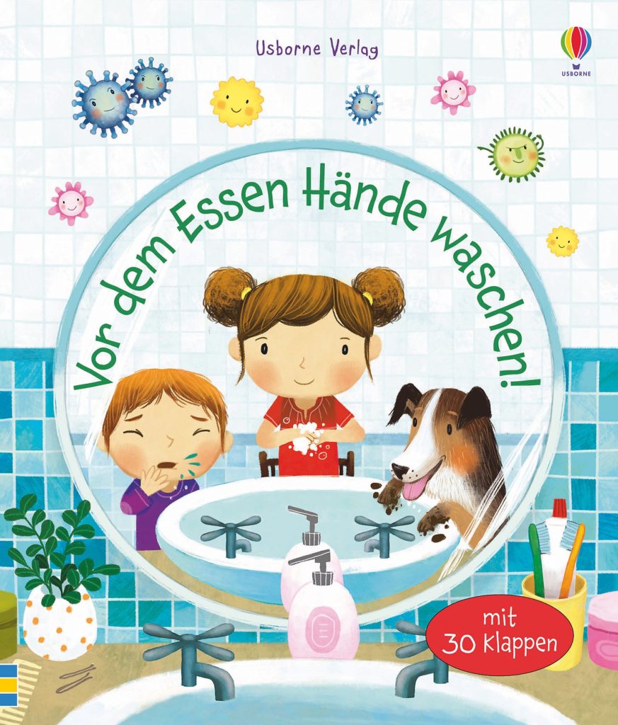 Pappbilderbuch: Vor dem Essen Hände waschen